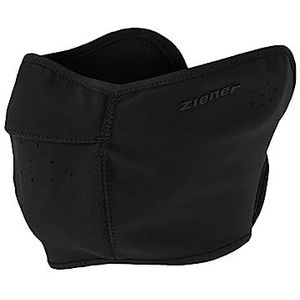 Ziener ITALO Junior Facemask skihelm, winddicht, elastisch, softshell zwart (zwart), maat XS