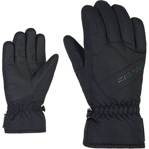 Ziener LINARD GTX Glove Junior Skihandschoenen voor kinderen, wintersport, waterdicht, ademend, zwart, maat 4