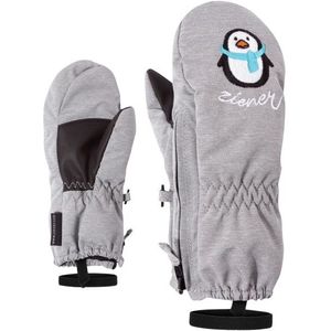 Ziener Baby LE ZOO MINIS handschoen ski handschoenen/wintersport | warm, ademend, grijs (licht melange), 80 cm