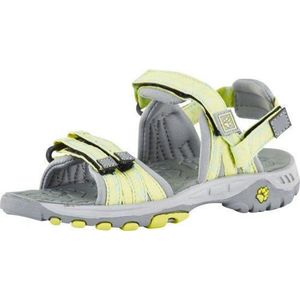Jack Wolfskin - Bahia Sandalen - Geel - Textiel - Klittenbandsluiting