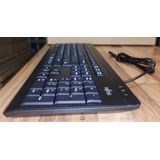 Fujitsu - KB410 - Toetsenbord - Zwart - Bedraad - Ergonomisch - AZERTY
