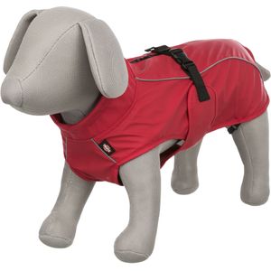 Trixie Regenjas Hond - Vimy - Rood - Ruglengte 25 cm - XXS