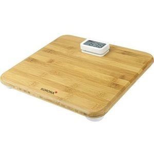 Korona - Personenweegschaal - Bamboe - 150 kg Draagvermogen