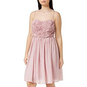 Apart Chiffonjurk voor dames, poeder, 40