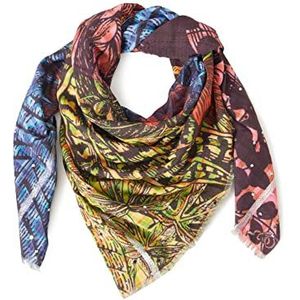 APART Fashion Dames Shawl With Sequin wintersjaal, multicolor, Eén maat