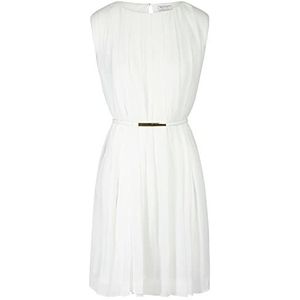 ApartFashion Chiffonjurk voor dames, cocktailjurk, crème, normaal