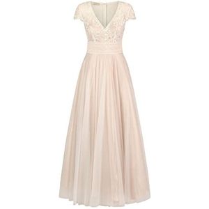 ApartFashion Bruiloftsjurk voor dames, crème, normaal, crème, 40