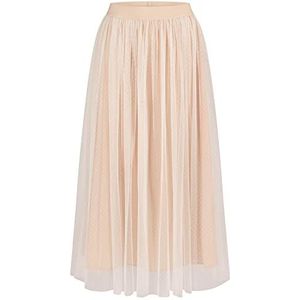 ApartFashion Dames mesh rok, crème-abrikoos, normaal, Crème-abrikoos, 38