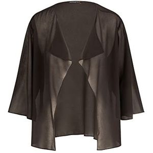 ApartFashion Chiffonbolero voor dames, zwart, normaal, zwart, S