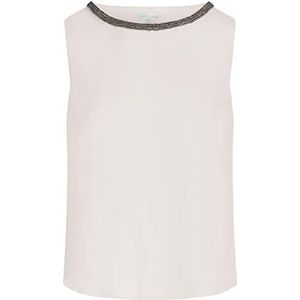 Mint & Mia Dames Webtop, Milk, Normaal, Milk., 42
