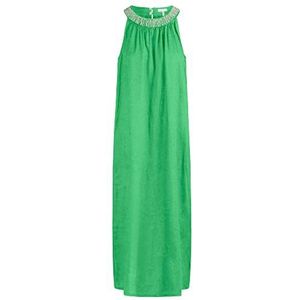 Mint & Mia Dames Web Lange jurk, Groen, Normaal, groen, 38