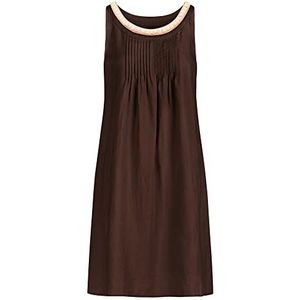 Mint & Mia Dames Web Jurk, Cacao Normaal, cacao, 38