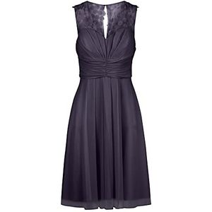 ApartFashion Dames chiffon jurk, navy, normaal, navy, 36