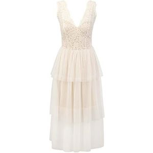 ApartFashion Jurk voor dames, crème, normaal, crème, 40