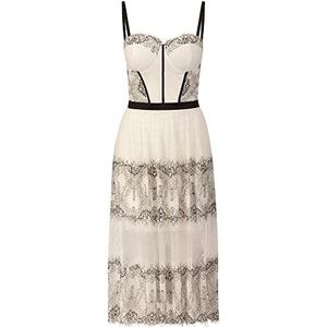 ApartFashion damesjurk, crème/zwart, 38, crème/zwart