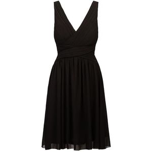 Kraimod Chiffon jurk voor dames, zwart, 38