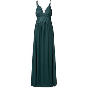 APART Fashion Jurk voor dames, donkergroen, 40