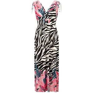 APART Fashion Jurk voor dames, Roze/Veelkleurig
