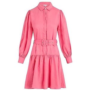 Mint & Mia Jurk puur linnen, Litschi, 42