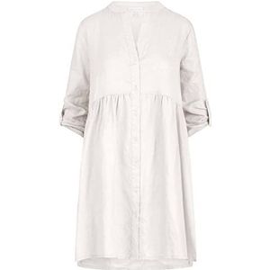 Mint & Mia Jurk puur linnen, Melk, 34