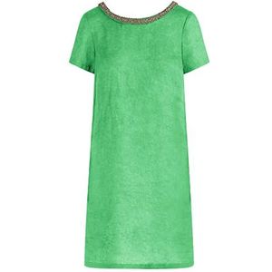Mint & Mia Jurk puur linnen, groen, 44