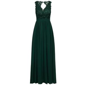 Kraimod - Avondjurk - Smaragd - Lang/maxi - V-hals - Mouwloos