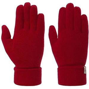 Roeckl Essential Handschoen voor dames, Klassiek rood, Eén maat