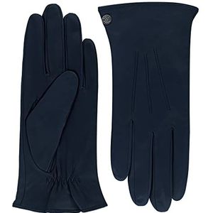 Roeckl Dames Tallinn Touch lederen handschoenen, klassiek marineblauw, 6, Blauw, 6