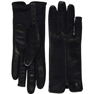 Roeckl Dames Leather Spandex Handschoenen, zwart (black 000), 6.5