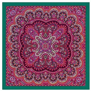 Roeckl Dames omslagdoek Young Paisley 53x53, Multi Candy, Eén maat