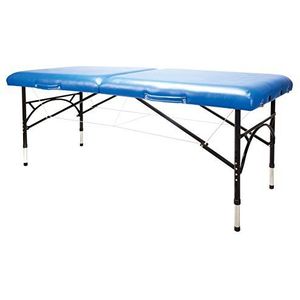 3B Scientific W60610MB Aluminium Draagbare Massagetafel, Blauw