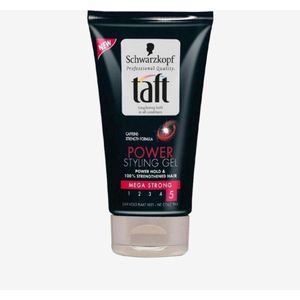 Schwarzkopf Taft Power Wax | Cafeïne Formulier | Mega Sterk| 5X75 ml |