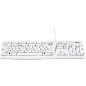 Logitech - K120 - Toetsenbord - Wit - Waterdicht Ontwerp