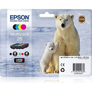 Originele Epson t261640 4 Pack Inkjet/Inkjet Laser