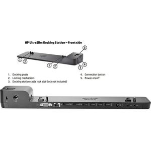 HP UltraSlim Docking 2013 - 4x USB 3.0 - Voor EliteBook