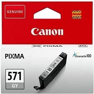 Canon CLI-571 GY Printer Inkt Grijs - 7 ml voor PIXMA Inkjet Printer ORIGINAL,Hoge Capaciteit