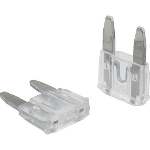 5 stuks SeKi Mini platte steekzekeringen 25 A wit; autozekering 32 V/DC platte zekering boot aanhanger vrachtwagen caravan