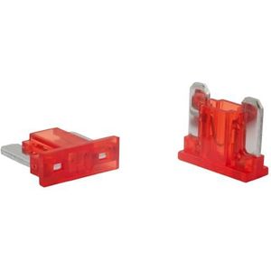 SeKi Mini LP 5 stuks platte zekeringen 10 A rood 58 V/DC voor boot, aanhanger, vrachtwagen, caravan