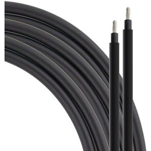 SeKi Zonnekabel 4 mm² 100 m H1Z2Z2-K zwart PV-kabel voor zonnepanelen tot 1500V flexibel dubbel geïsoleerd zuiver koperen kabel spoel
