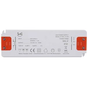 SeKi L-150-12 led-voeding, 12 V, 11,0 A, 132 W, led-driver, transformator, voeding, driver, transformator