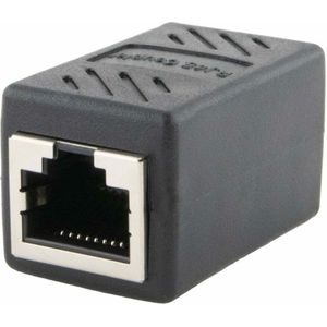 SeKi - RJ45 LAN-koppeling - Zwart - 5 Stuks - Afgeschermd