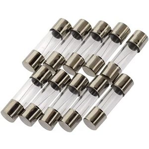 SeKi Fijnzekering 2,5 A, 5 x 20 mm, drager verpakking van 10 glazen zekering 250 V