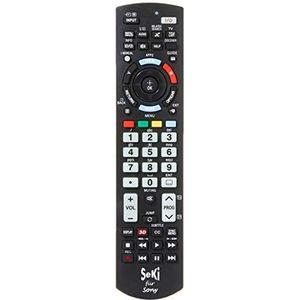 SeKi afstandsbediening geschikt voor Sony - Werkt met alle Sony-apparaten (TV, TV Smart TV, DVD, LED TV en 4K), met extra leerfunctie