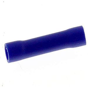 SeKi 14167 blauw 25 x stootverbinders 1,5-2,5 mm², PVC geïsoleerde knijpverbinding.