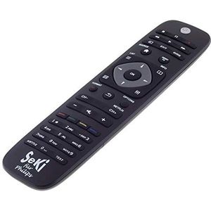 SeKi - Compatibel met Philips - Afstandsbediening - Zwart - Geen installatie nodig