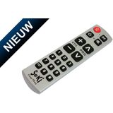 Universele afstandsbediening Seki easy plus Grijs Makkelijke afstandsbediening zelf leerbaar