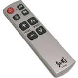 Universele afstandsbediening Seki easy Grijs Makkelijke afstandsbediening zelf leerbaar