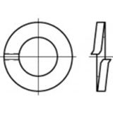 TOOLCRAFT 105666 Veerringen Binnendiameter: 4.1 mm DIN 127 Verenstaal Galvanisch verzinkt 100 stuk(s)