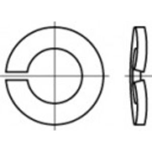 TOOLCRAFT 105824 Veerringen Binnendiameter: 5.1 mm DIN 128 Verenstaal Verzinkt 100 stuk(s)