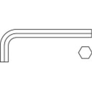 TOOLCRAFT 112849 Inbus Haakse schroevendraaier 1.5 mm DIN 911